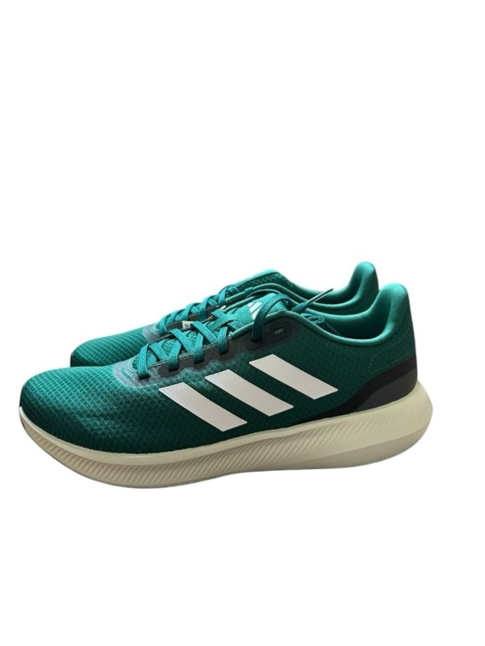 NEW Adidas Runfalcon 3.0 Collegiate Green White Black Size 9.5 Men’s CloudFoam - Picture 4 of 7